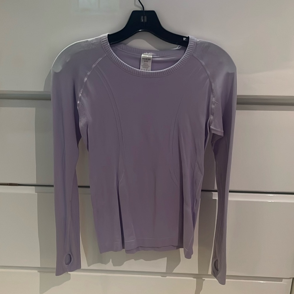 Women's Long Sleeve Lavender Top